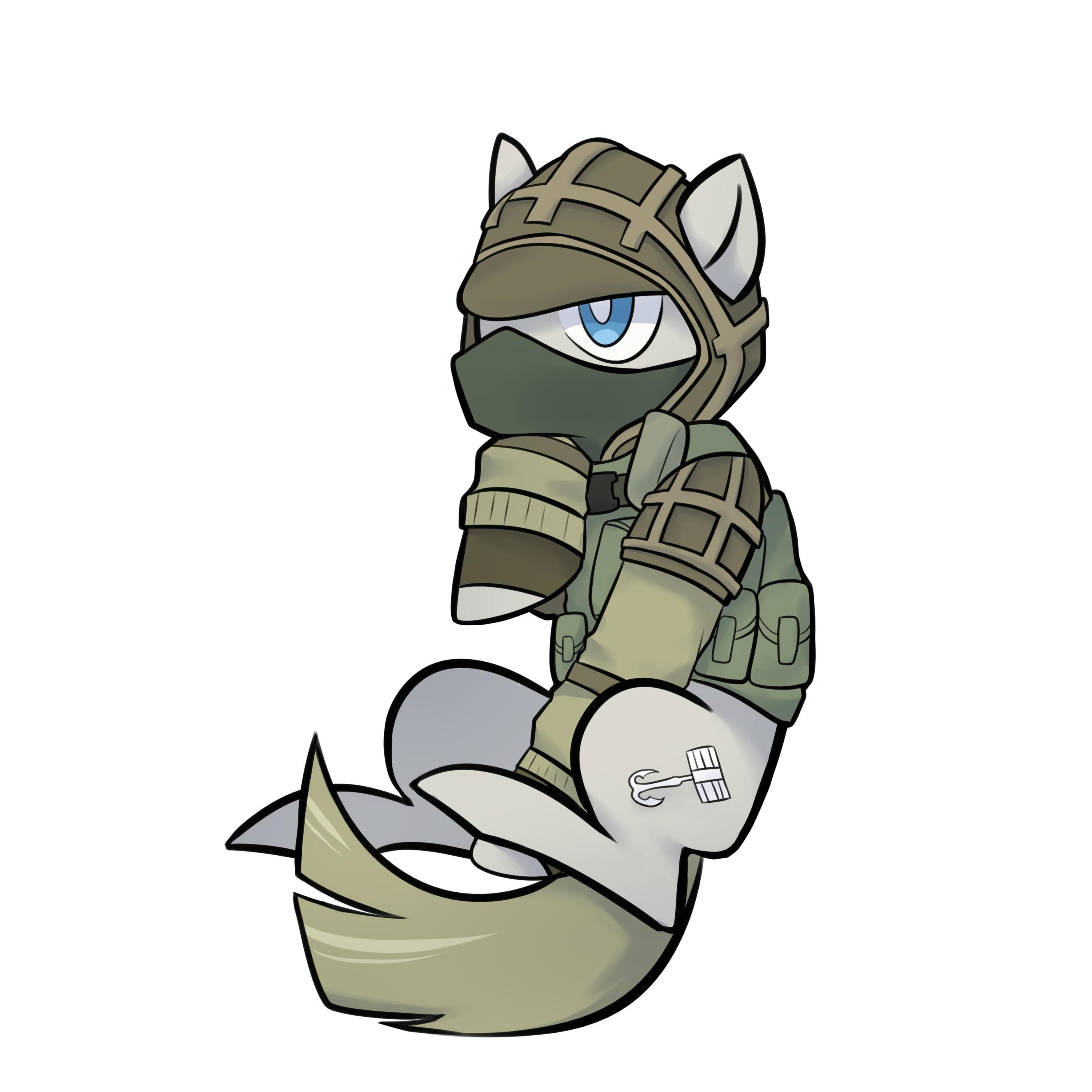 彩六绘画彩虹六号干员小马