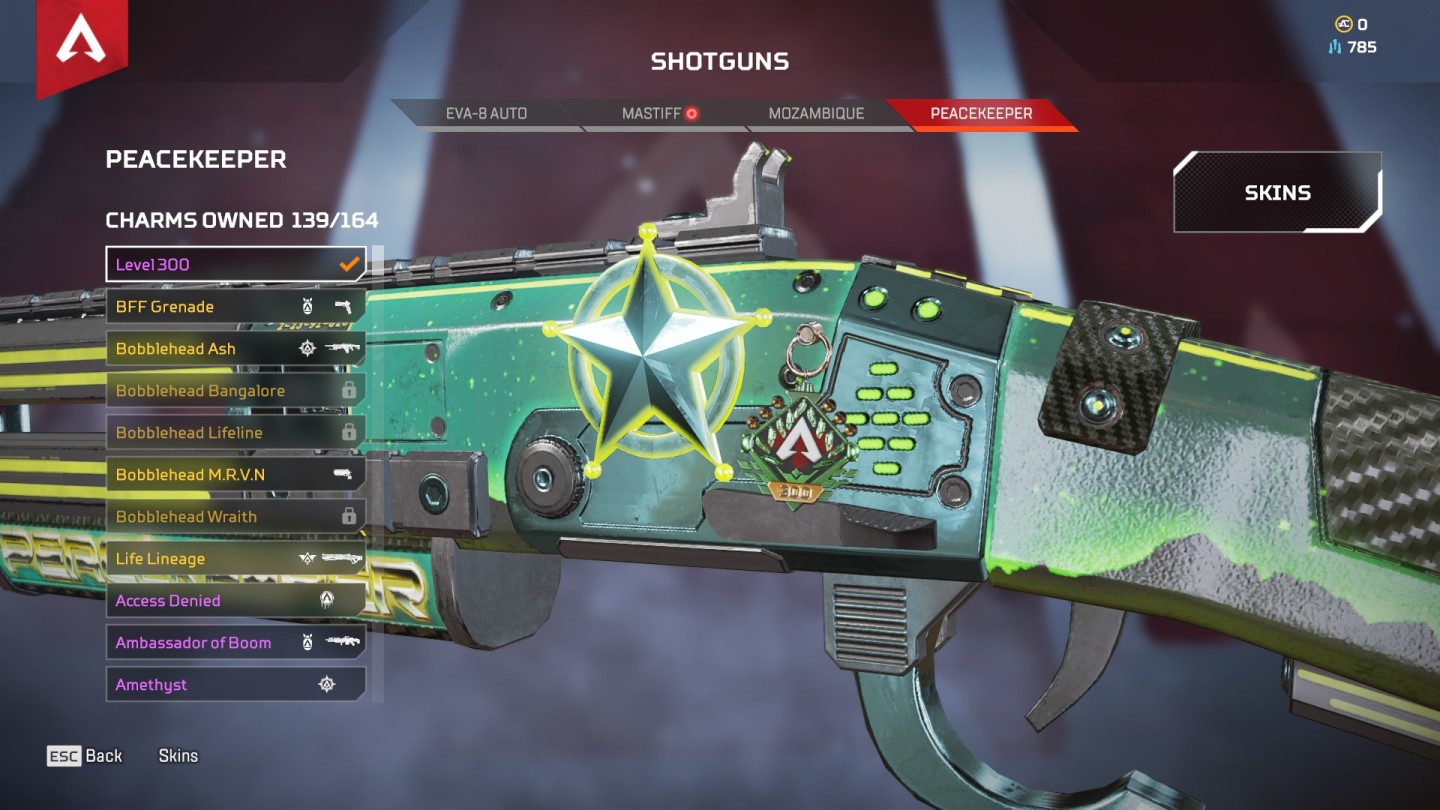 apex英雄武器皮肤与挂件搭配分享