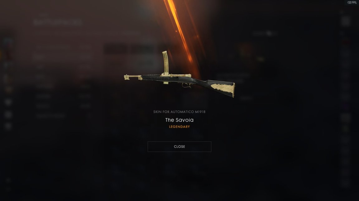 战地1枪械皮肤名称来源冲锋枪