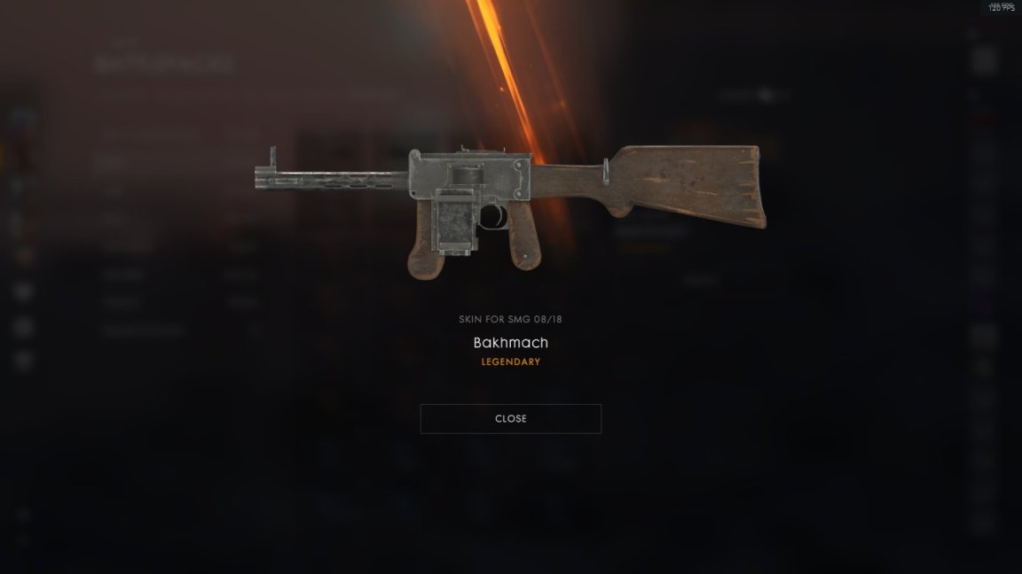 战地1枪械皮肤名称来源冲锋枪