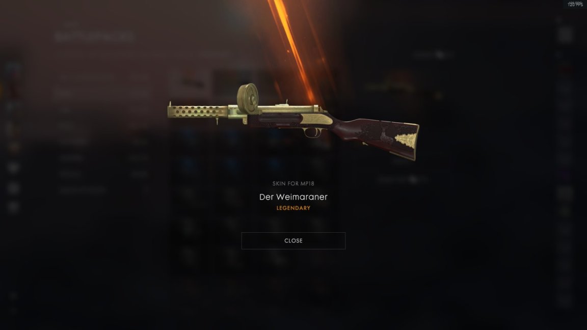 战地1枪械皮肤名称来源冲锋枪