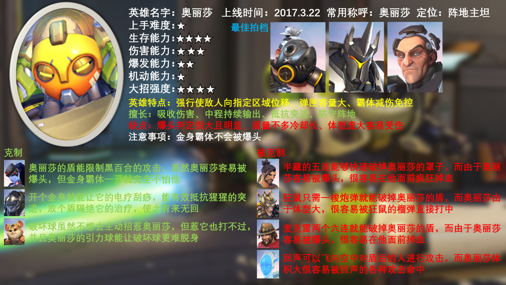 【鬥陣特攻】英雄的特性與剋制關係和適配關係（重裝）-第2張