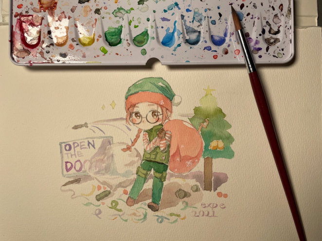 【彩虹六号围攻】进行一个圣诞ash的画-第0张