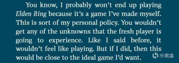 【PC游戏】宫崎英高：不玩自己做的游戏!未必会玩艾尔法登环-第1张
