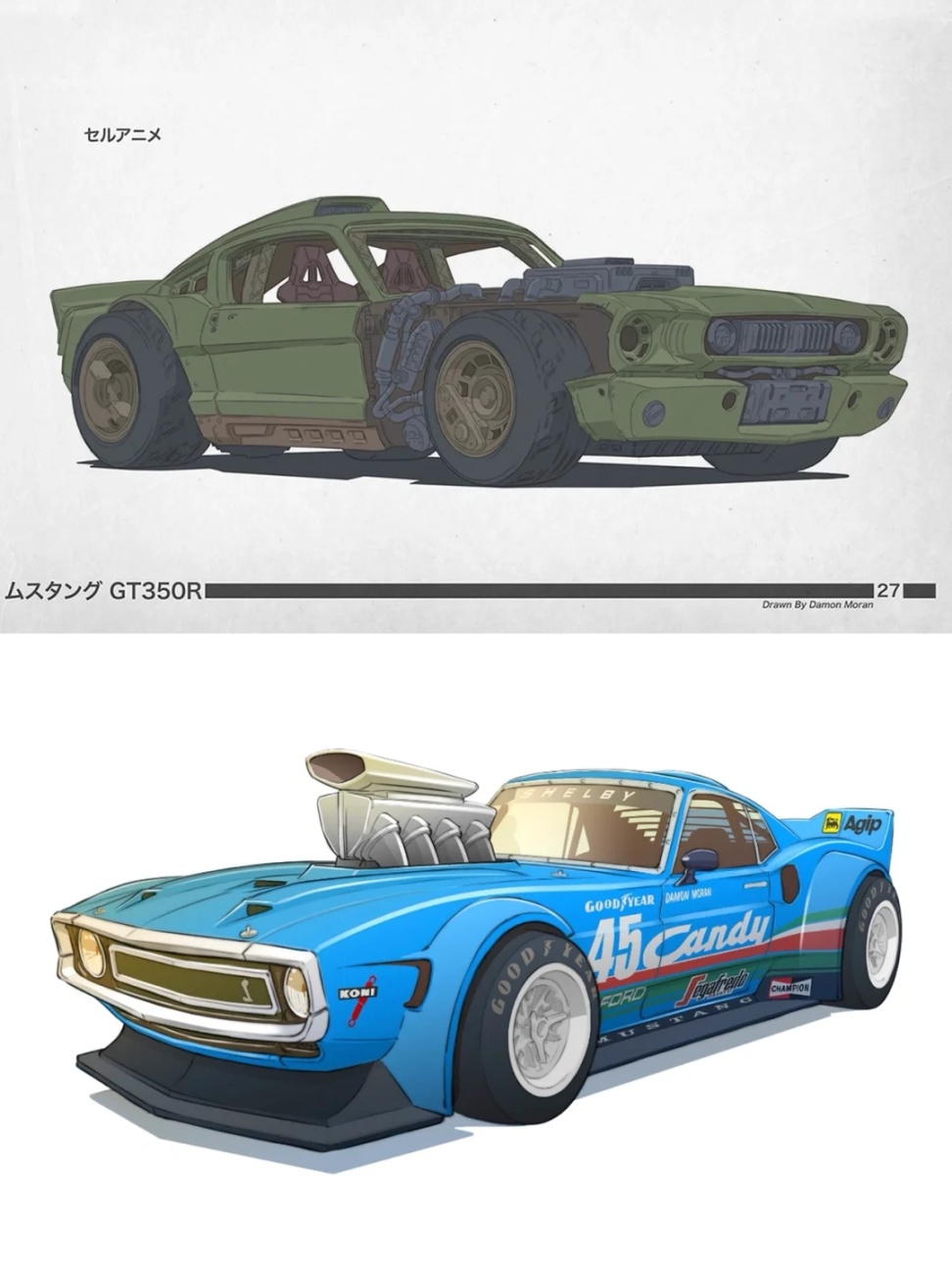 【俠盜獵車手5】洛聖都跑車插畫師的作品分享(做夢素材)-第6張