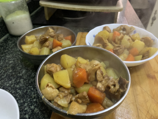 【小飯盒】今日午飯：土豆燉雞（味道流）-第9張