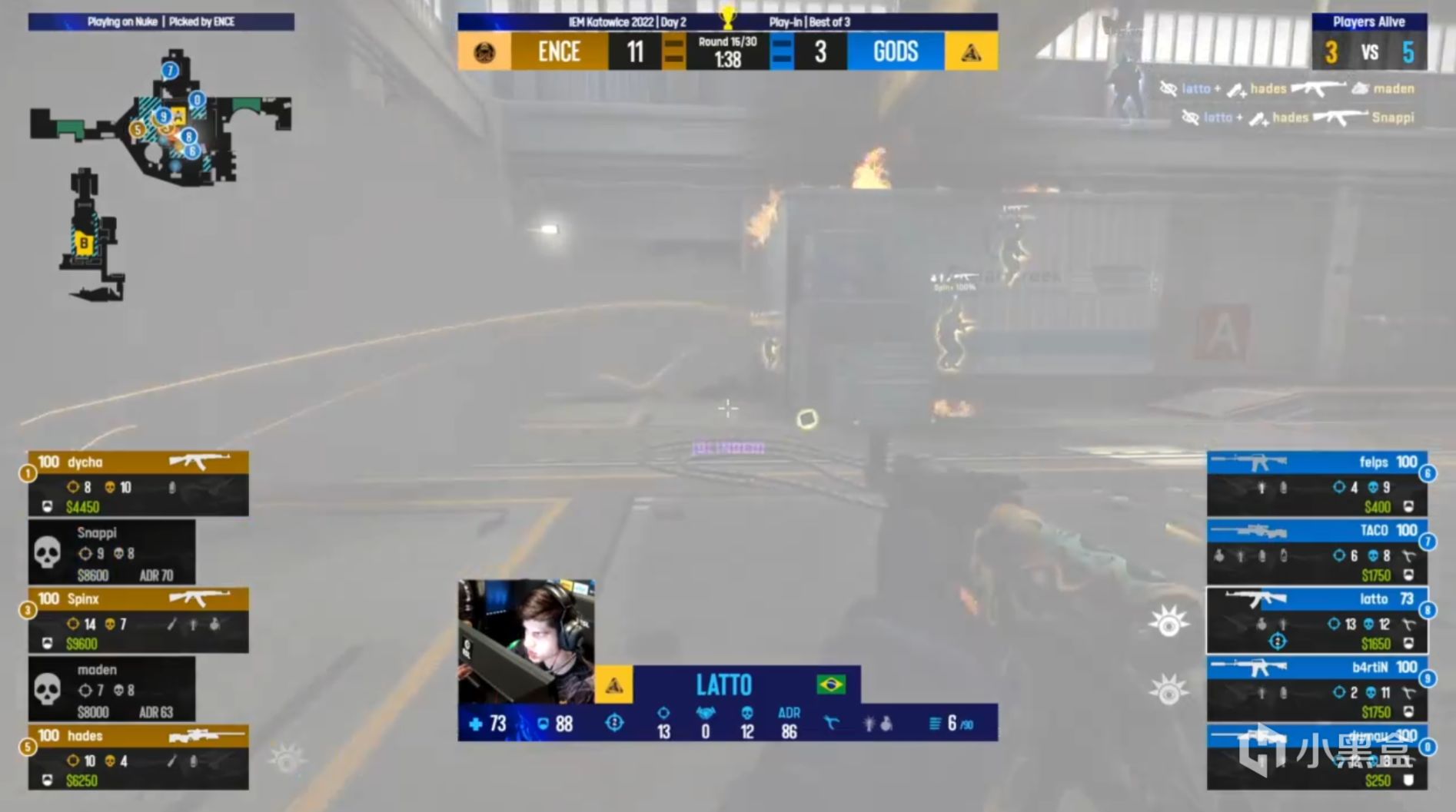  IEM Play In ENCE 2 1 GODSENT 
