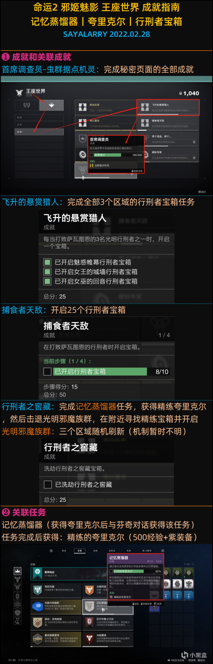 《王座世界：隱藏任務》記憶蒸餾器丨行刑者的寶箱丨誇裡克爾完整攻略