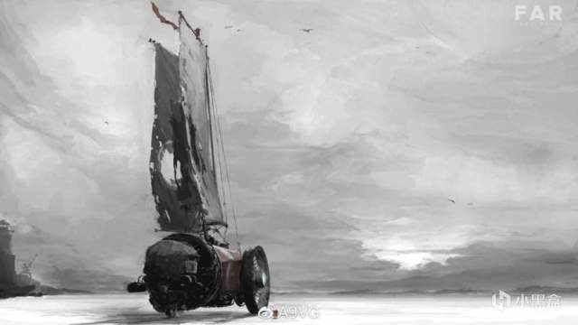 【心-赏】远航:孤帆:孤帆远征，水墨风格，末日后的文明，破烂不堪-第5张