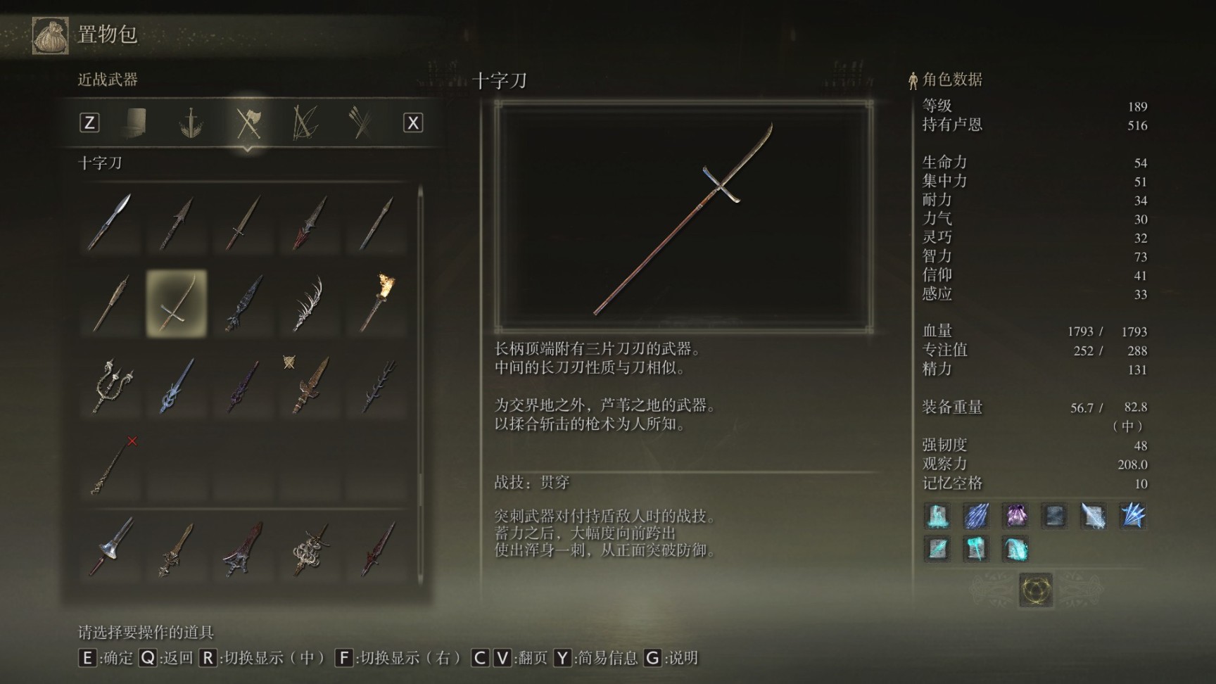 艾尔登法环武器全收集十六（矛类）-第10张
