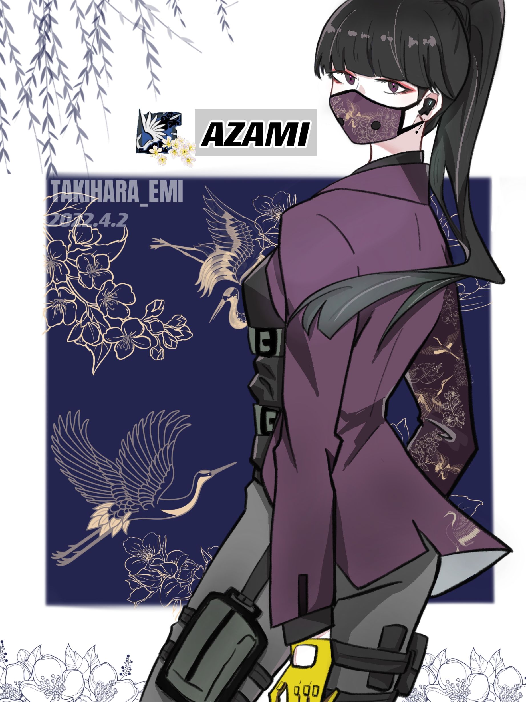 【彩六绘画】AZAMI（自己的入坑一周年纪念补档）