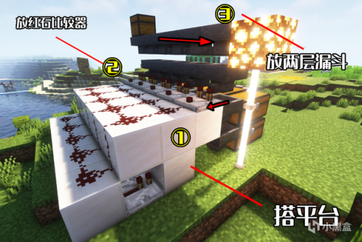 【主機遊戲】我的世界：簡易物品分揀器，GW帶你入門到“入土”，一點也不難-第4張