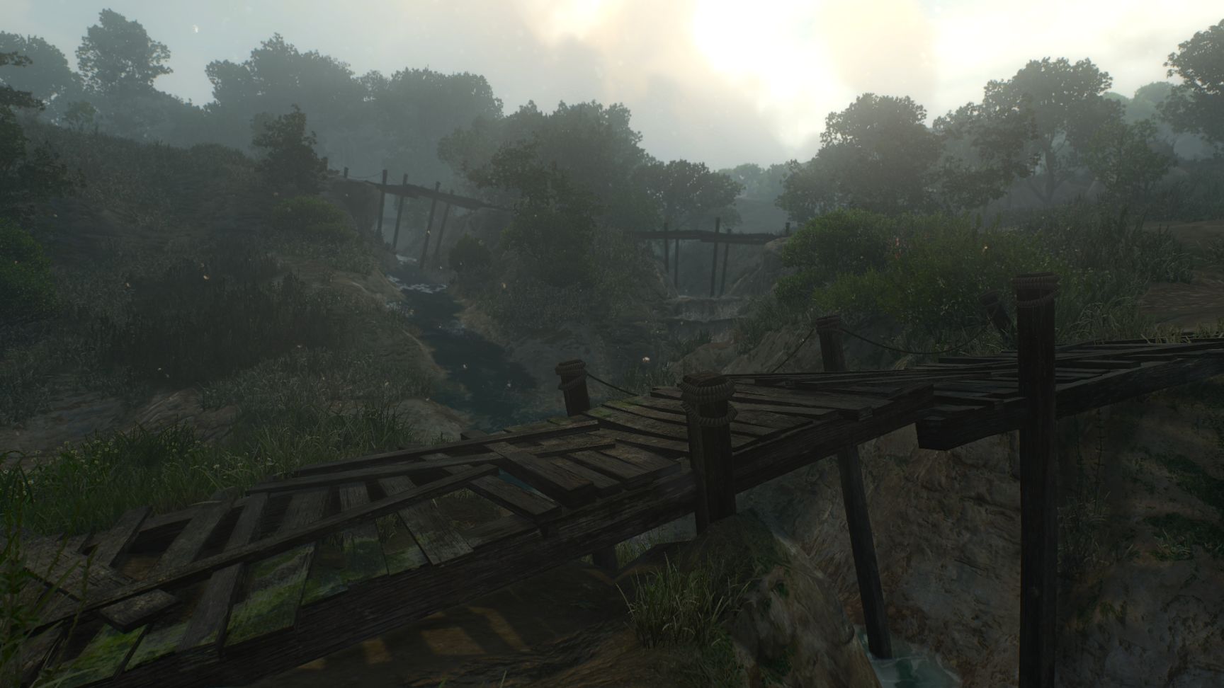 【PC游戏】巫师三截图之四：桥、船以及骑马旅行的时候-第9张
