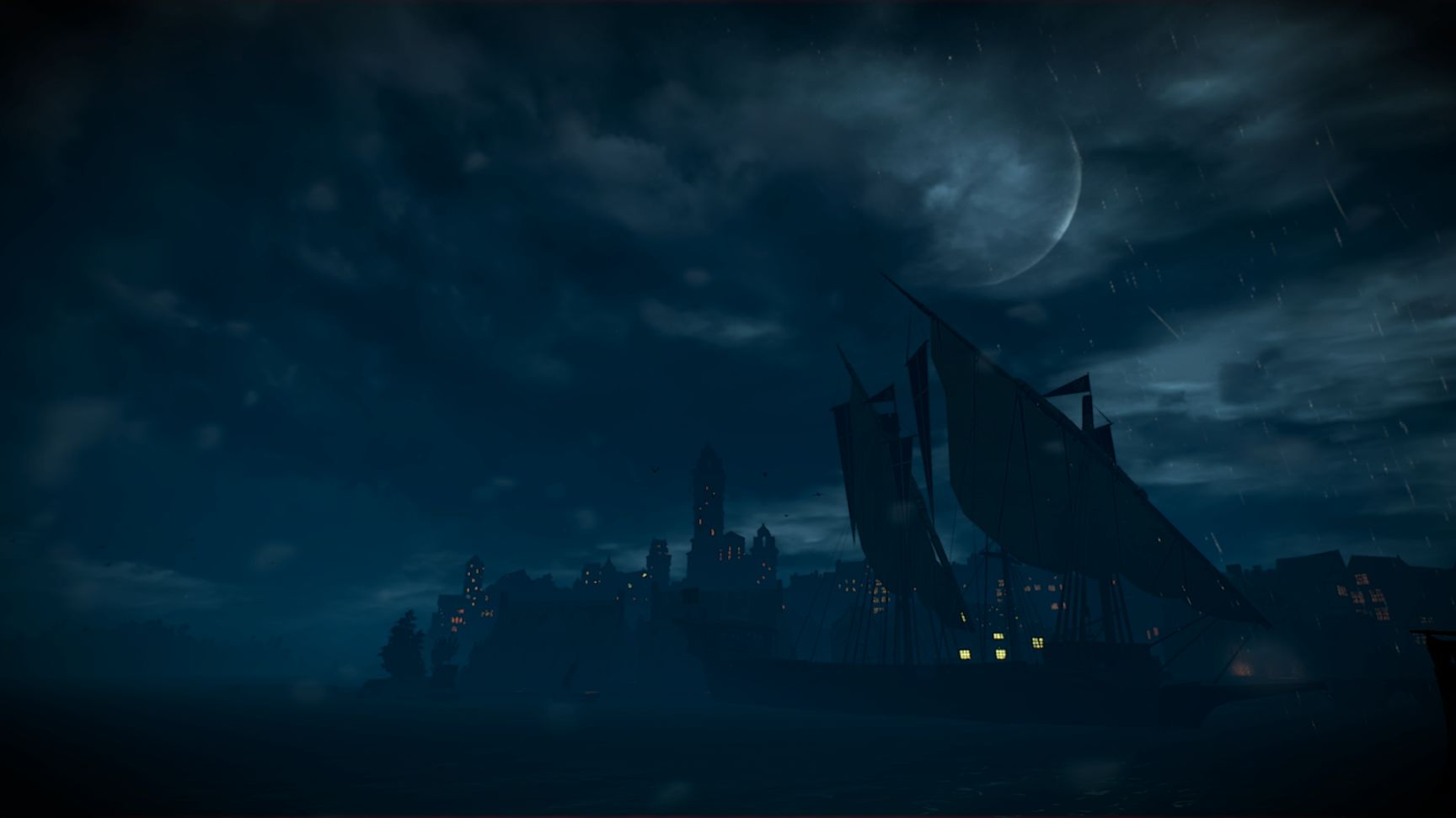 【PC游戏】巫师三截图之四：桥、船以及骑马旅行的时候-第8张