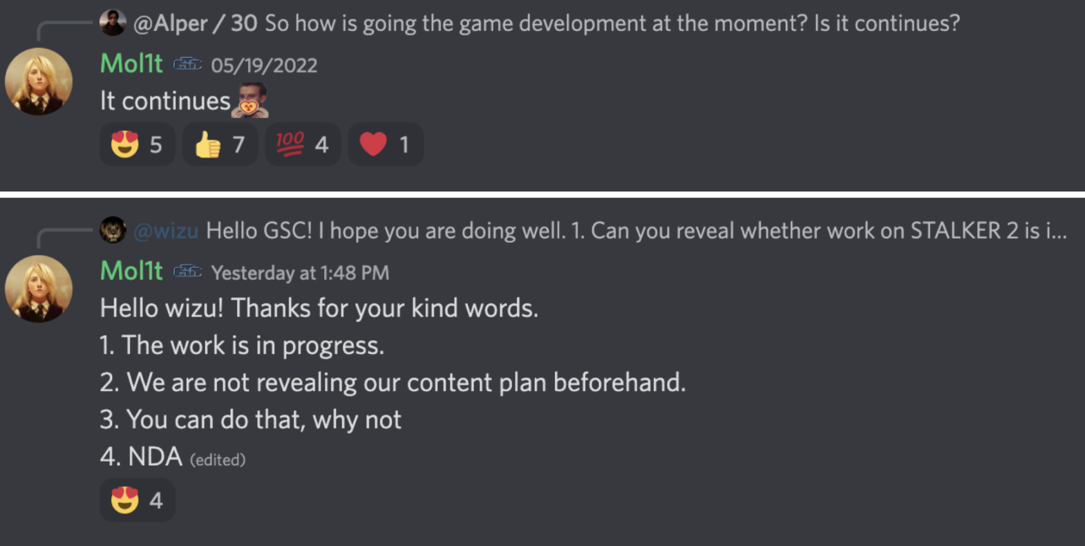 【PC游戏】今年有戏？开发商确认《潜行者2：切尔诺贝利之心》开发工作已恢复