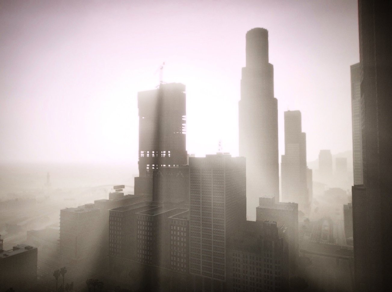 【GTA5】随拍浓雾下的洛城-第1张