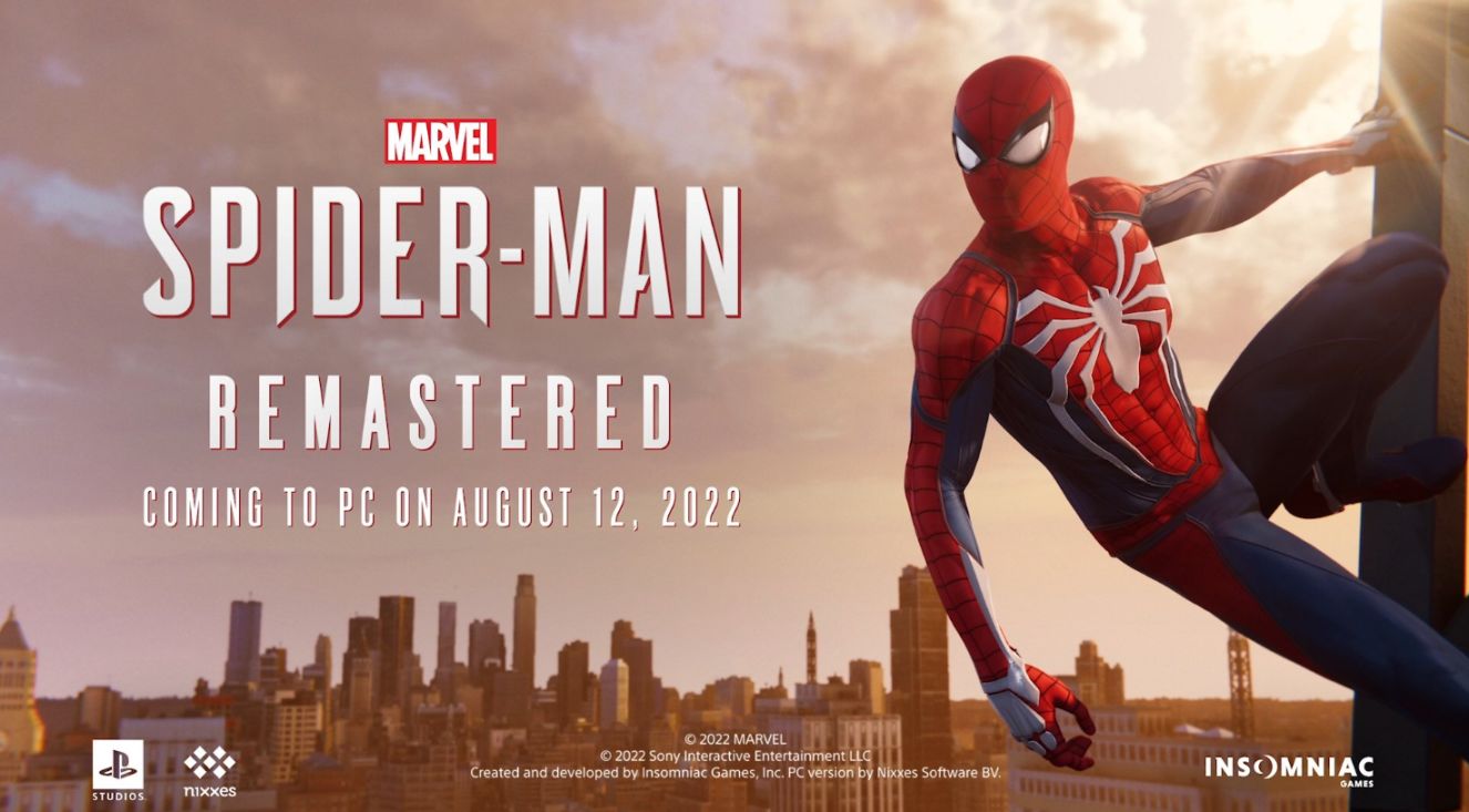 《漫威蜘蛛俠：復刻版》將登陸PC平臺！8月12日發售-第0張