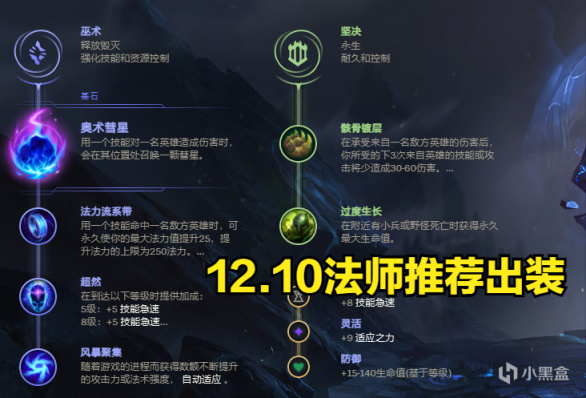 【英雄联盟】新版本法师上分宝藏天赋：绿色系过度生长-第3张