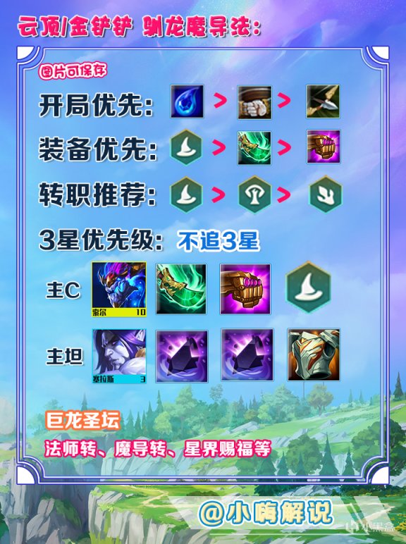 【金剷剷之戰】雲頂s7：馴龍魔導法，法轉龍王無限搓，1星龍王傷害拉滿-第5張