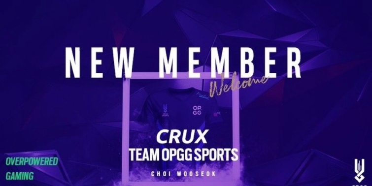 【绝地求生】赛事资讯：OP·GG官宣新援Crux加入战队-第3张