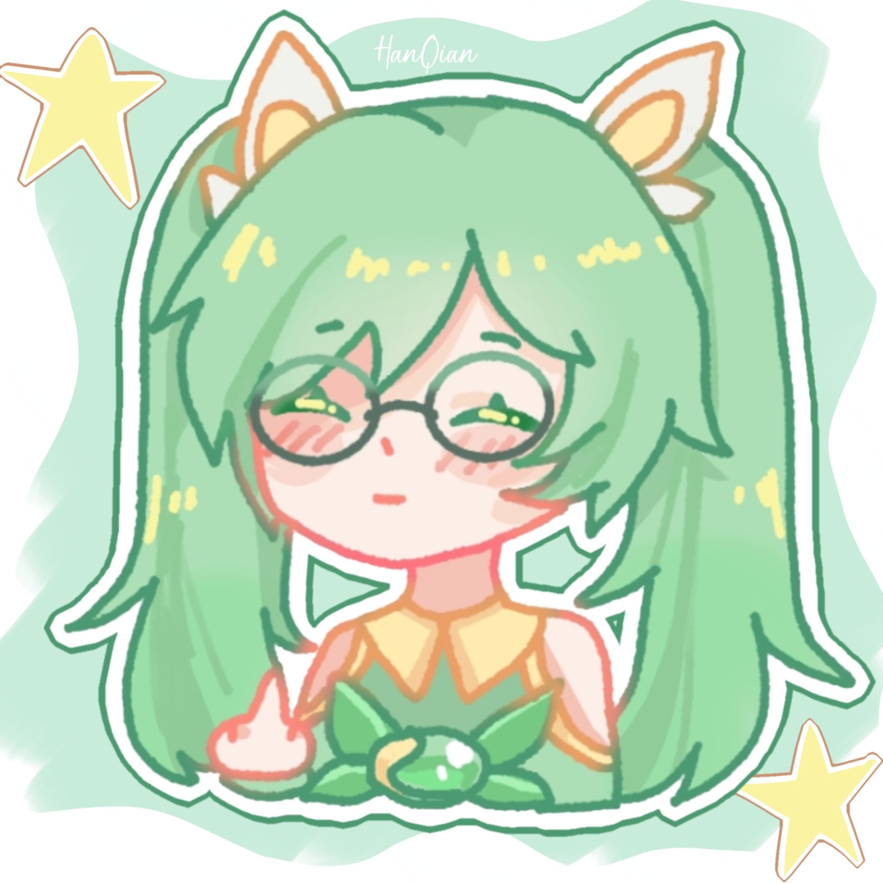 【英雄聯盟】LOL玩家創作Q版2022星之守護者同人頭像-第0張