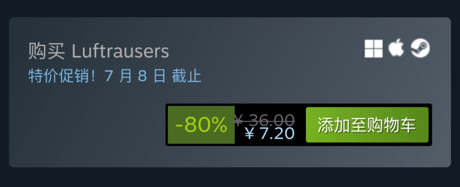 【PC遊戲】Steam夏日特賣：飛行射擊題材遊戲特惠信息彙總-第46張