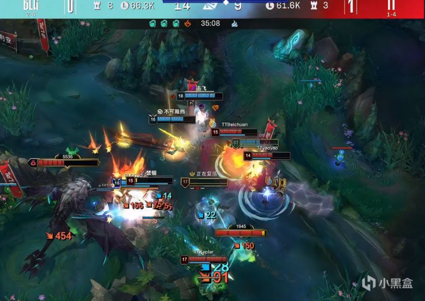 【英雄联盟】纳尔狂怒基因豪取三杀，BLG 1:1 TT-第13张