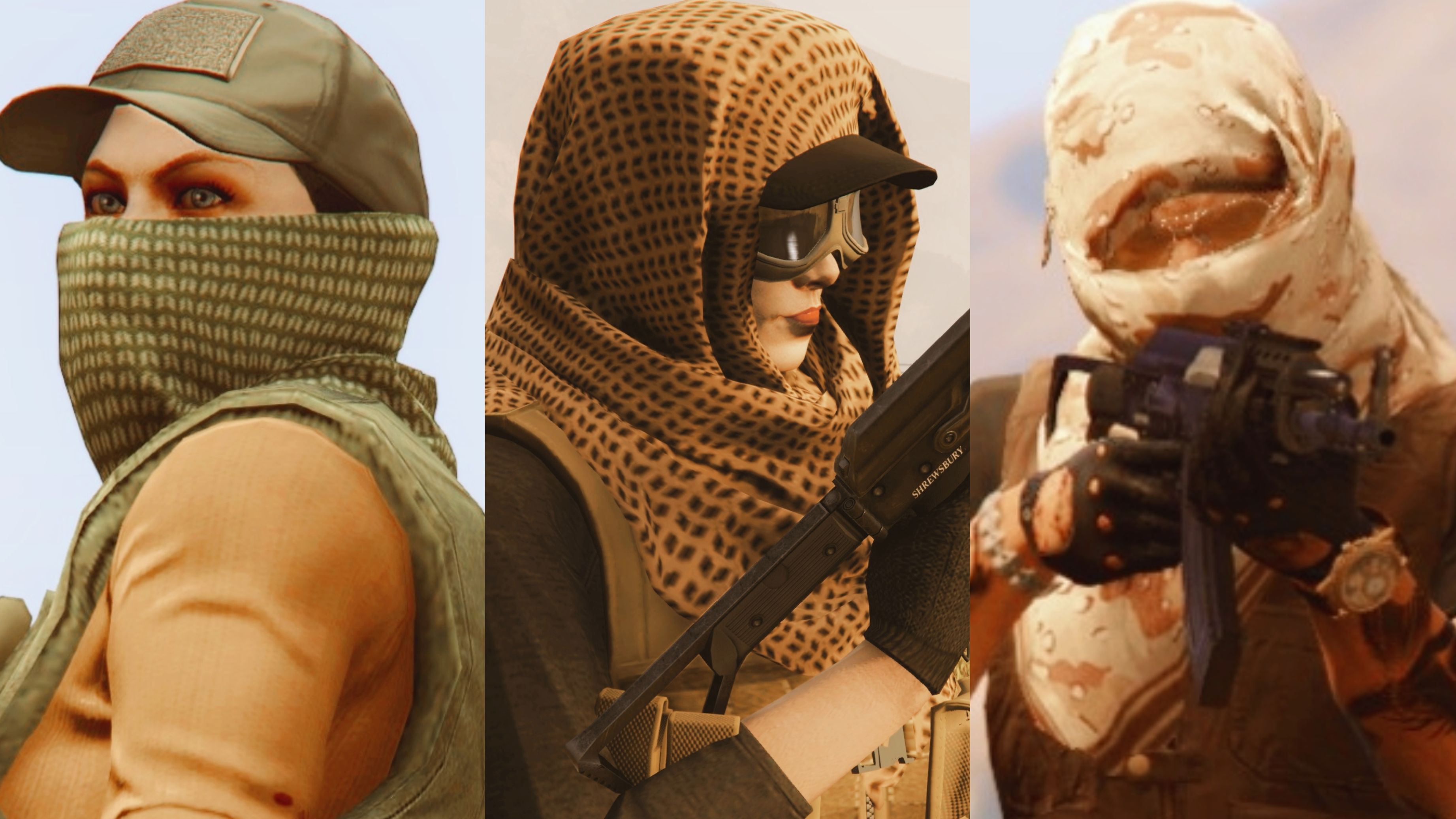 【俠盜獵車手5】如何把小啞巴打扮成中東極端組織的武裝人員-第2張