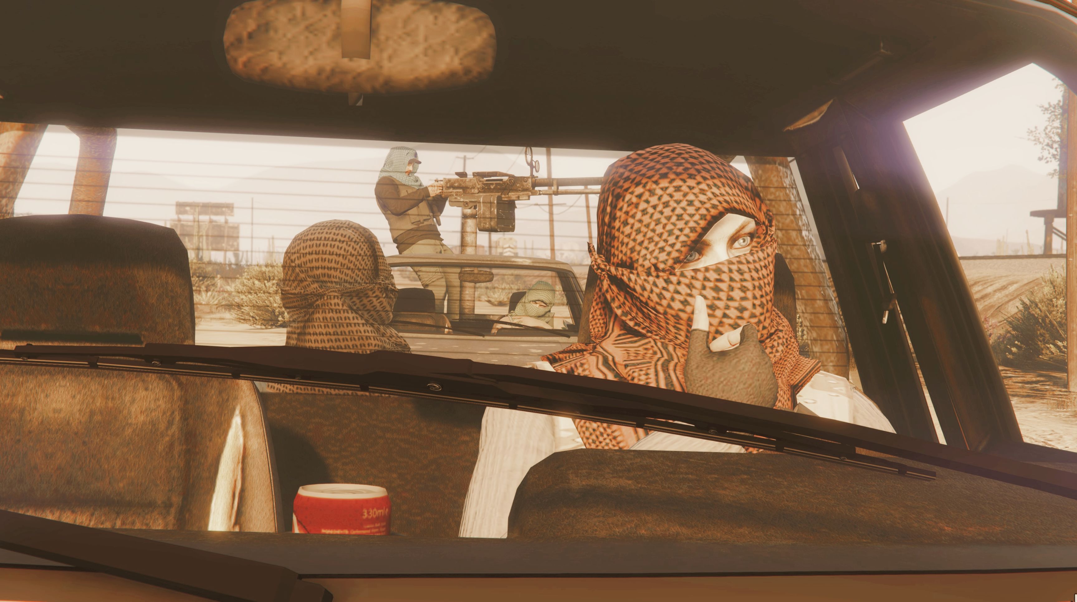 【俠盜獵車手5】如何把小啞巴打扮成中東極端組織的武裝人員-第1張
