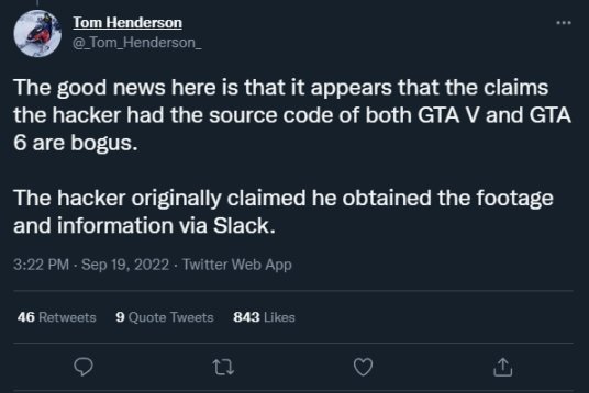【PC游戏】堪比电影剧情！泄露GTA6的黑客被找到了-第1张