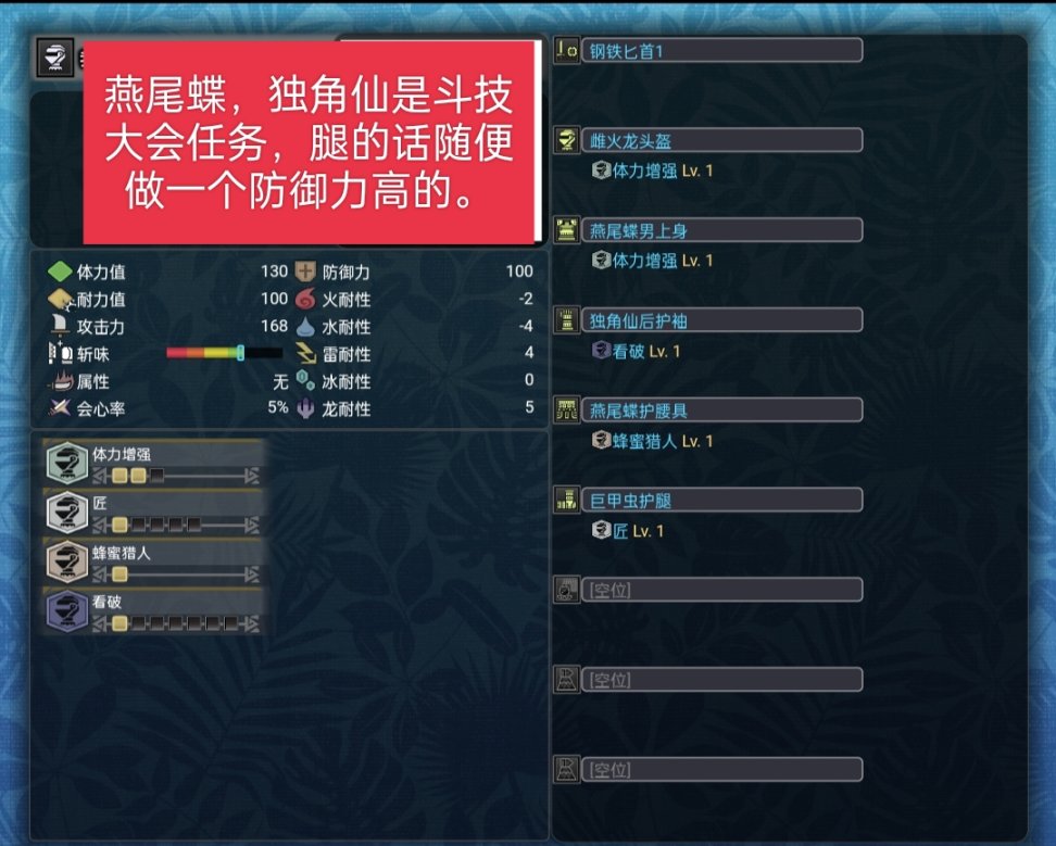 【魔物獵人世界】mhw片手從開荒到畢業的配裝（個人理解為主）-第1張