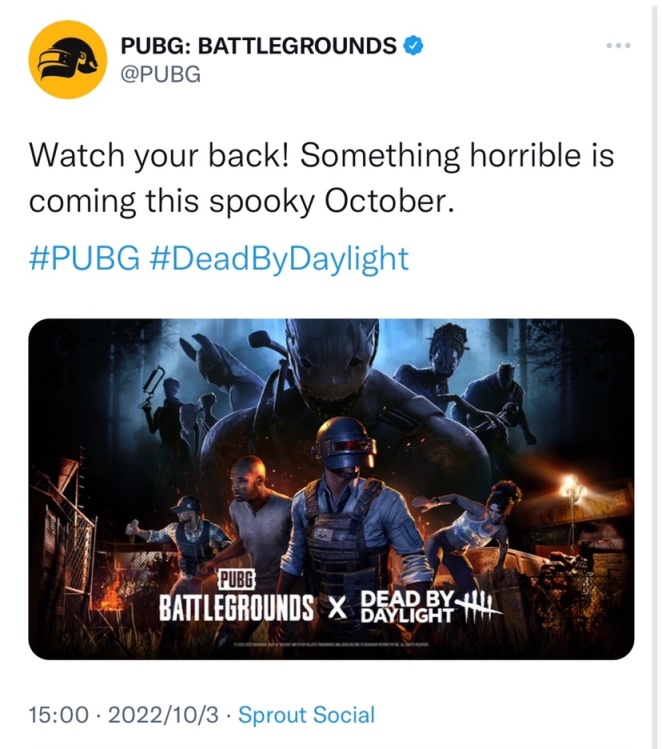 【绝地求生】PUBG X DeadByDaylight联名即将在20.1版本上线！-第1张