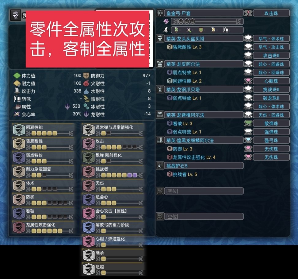 【怪物猎人世界】mhw弓箭从开荒到毕业的配装（个人理解为主）-第20张