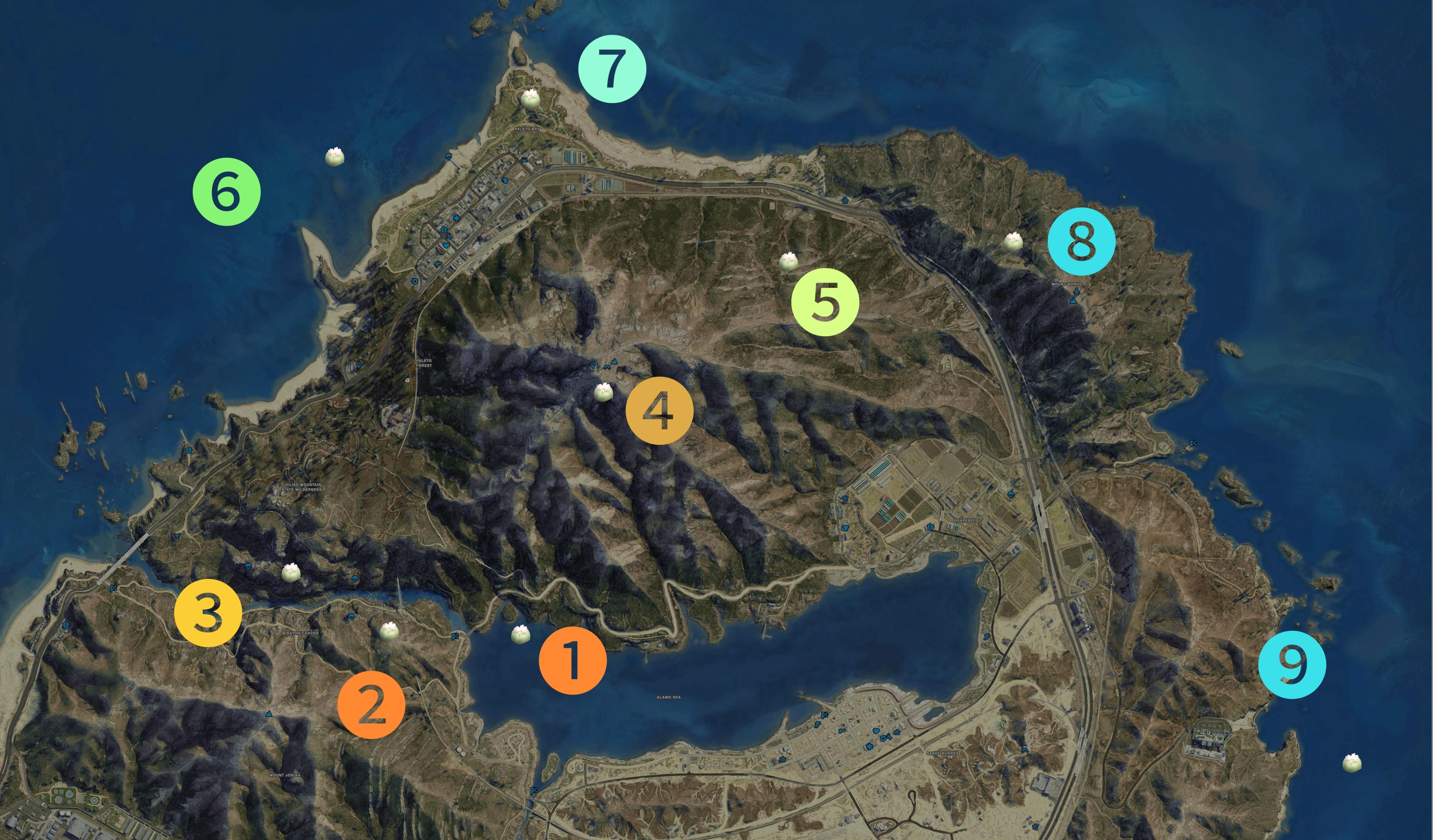 【俠盜獵車手5】GTA5線下迷幻仙人掌位置-第22張