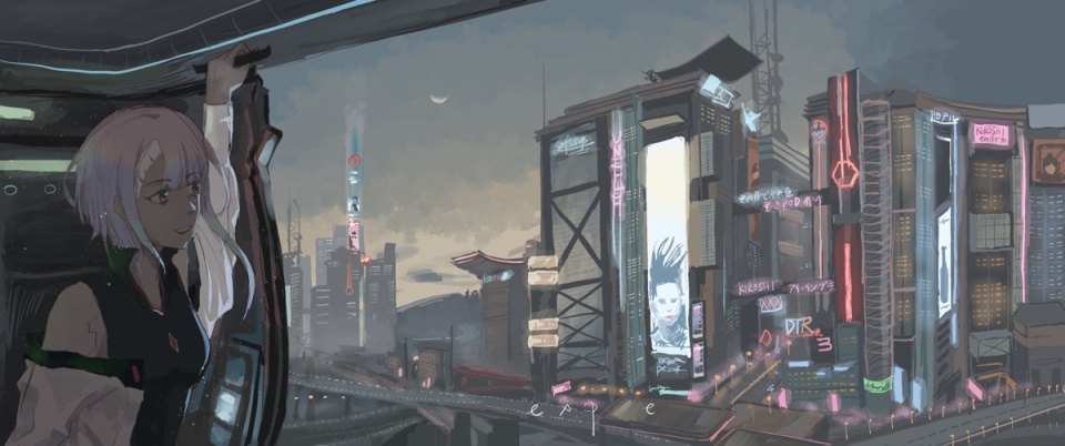 【赛博朋克 2077】进行夜之城4k壁纸的画-第1张