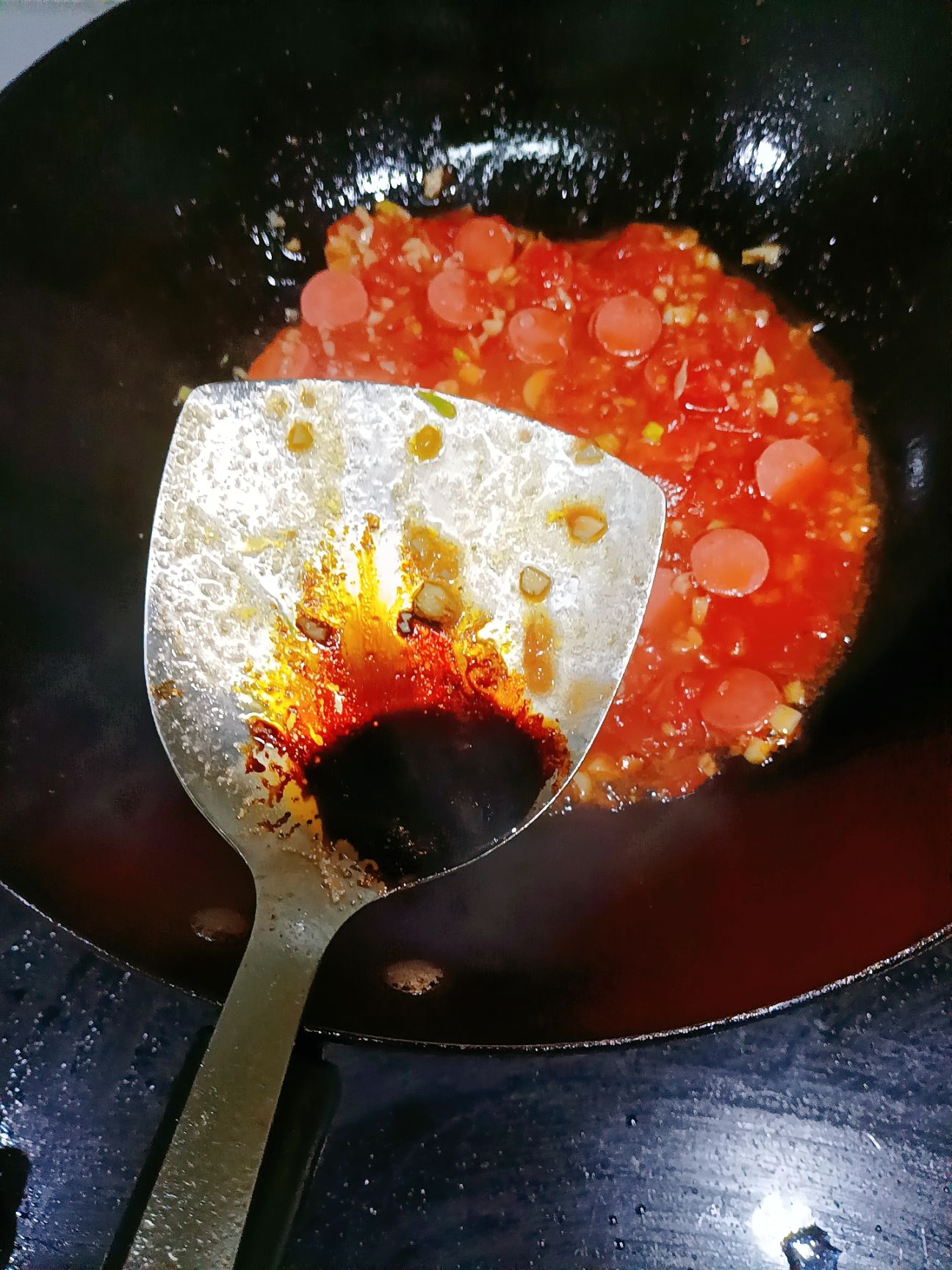 【球盟会】汤都要吃完的，番茄鸡蛋火腿肠面