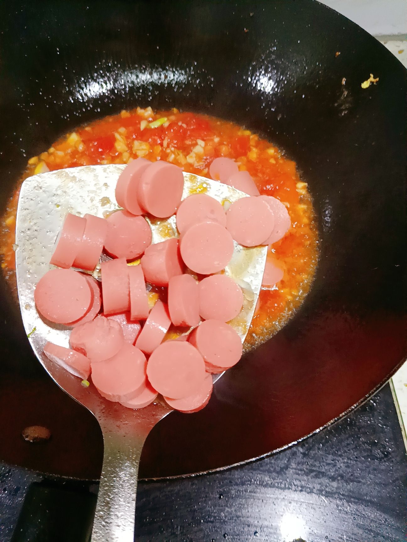 【球盟会】汤都要吃完的，番茄鸡蛋火腿肠面