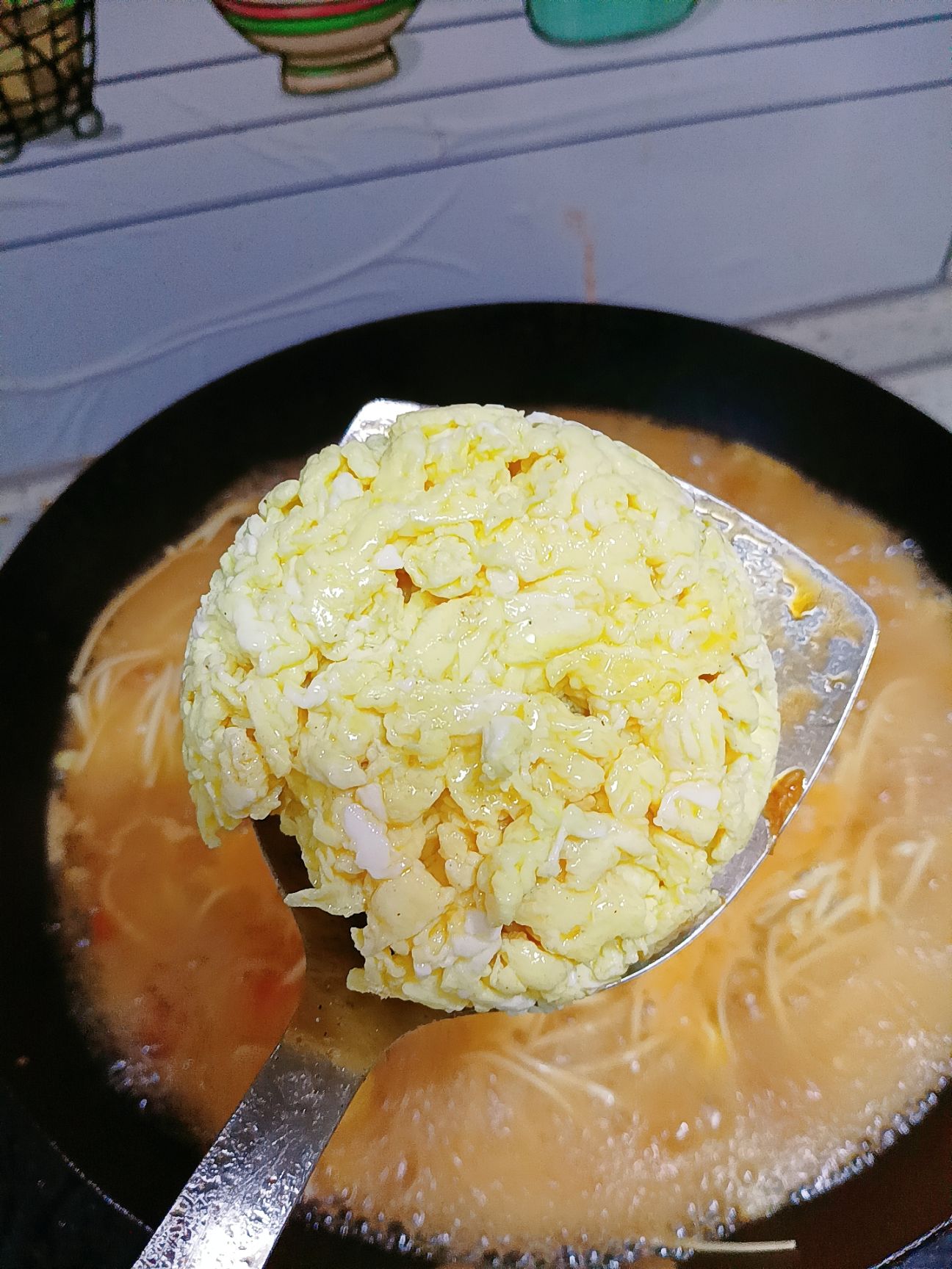 【球盟会】汤都要吃完的，番茄鸡蛋火腿肠面