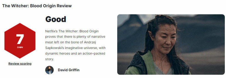 【影視動漫】楊紫瓊主演的獵魔人：血源，IGN評分為7分-第1張