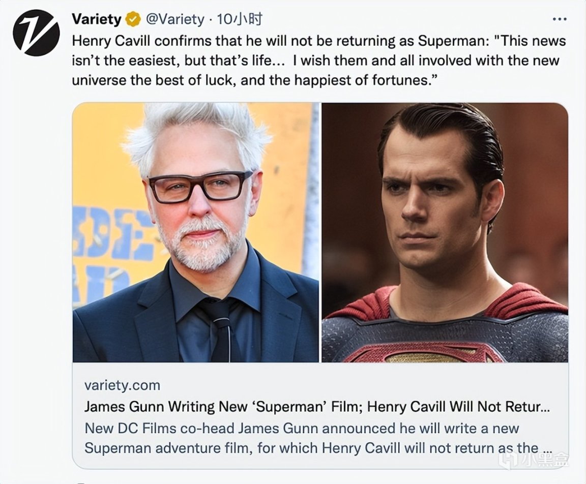 【影视动漫】DC粉们就不要想了，亨利・卡维尔不再出演超人，华纳又反复横跳？
