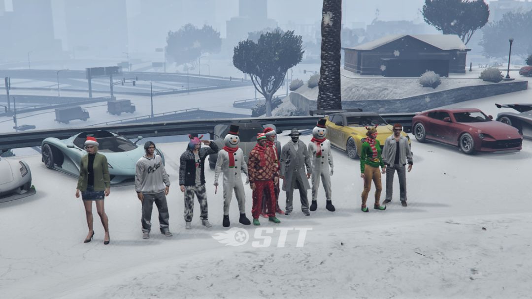 【侠盗猎车手5】『GTA聚会』圣诞特辑！-第4张