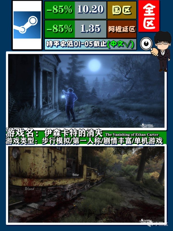 【PC遊戲】Steam冬季特賣指南，步行模擬器遊戲推薦！下期動作冒險遊戲！-第20張