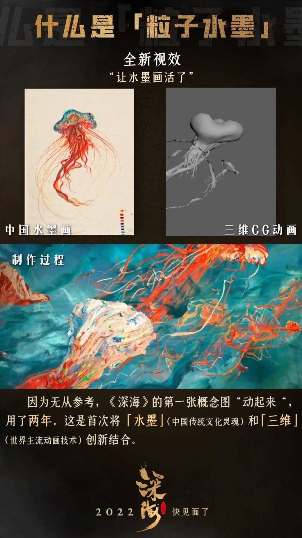 【影视动漫】独有的粒子水墨技术将在电影深海展现-第3张