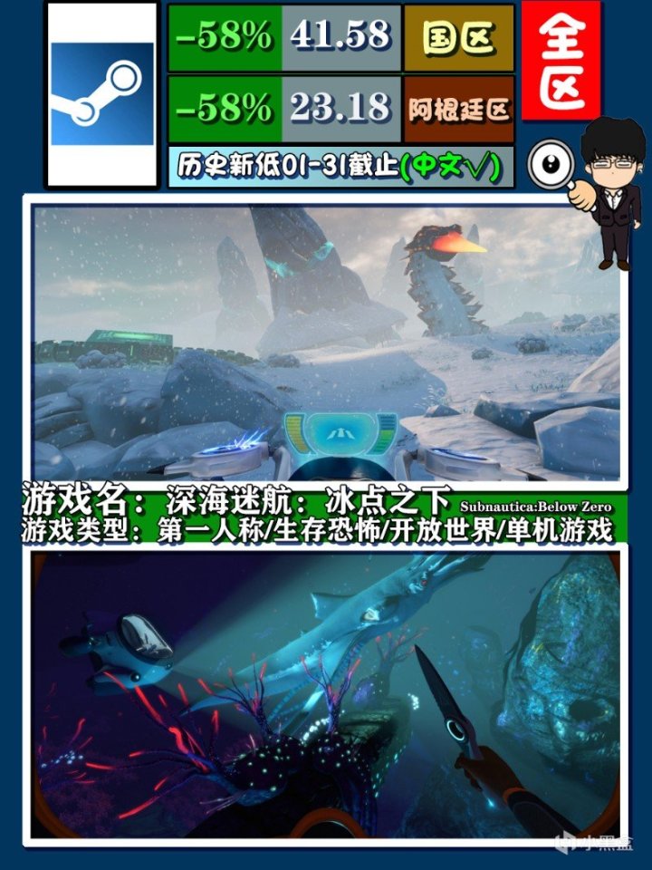 【PC游戏】深海迷航新低，打包价位更喜！Steam基地建设游戏节生存探索推荐-第13张