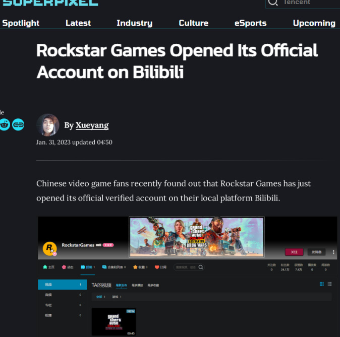【PC游戏】外网热议R星入驻哔哩哔哩！-第5张