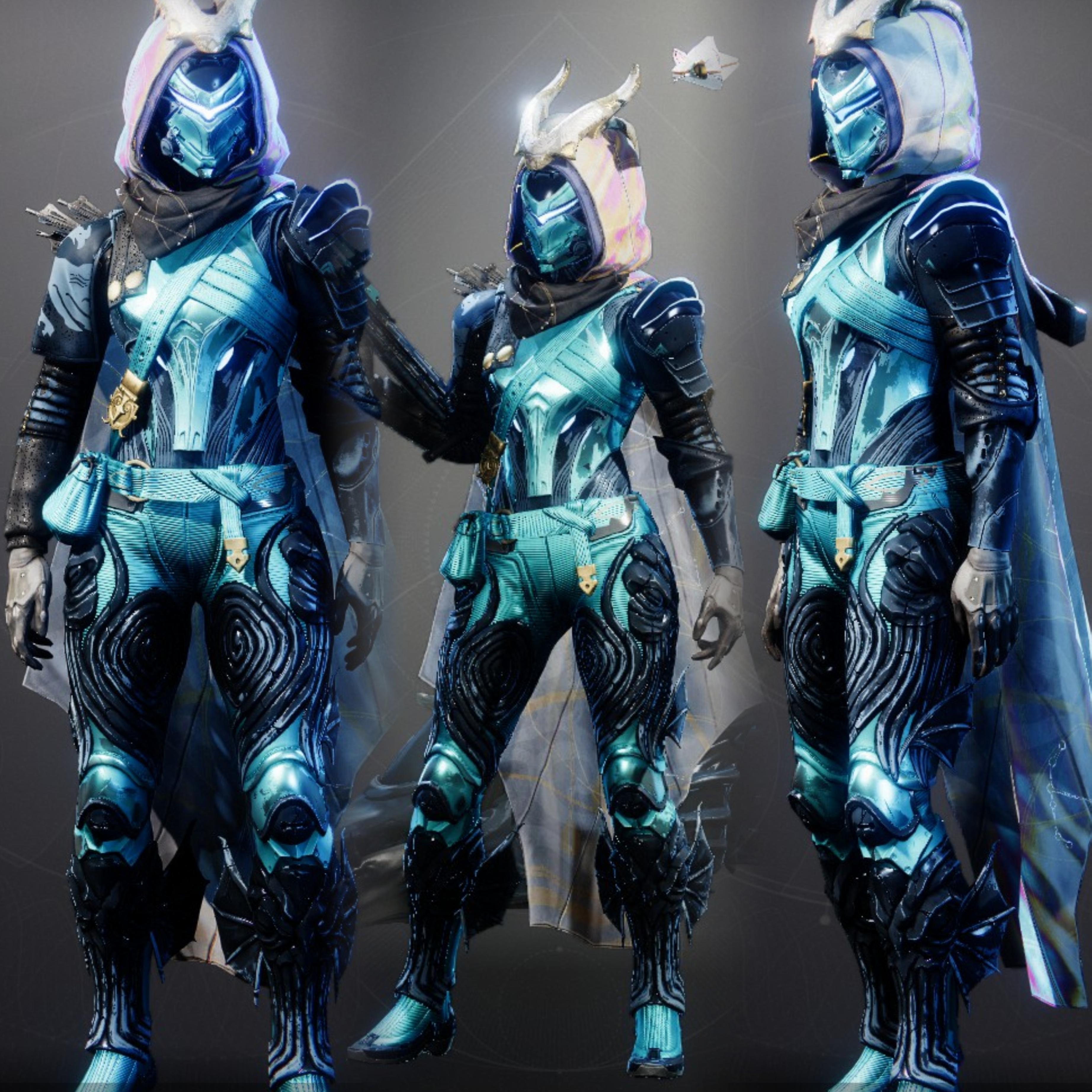 【命运2】分享一下我的年五常用金装幻化搭配！-第19张