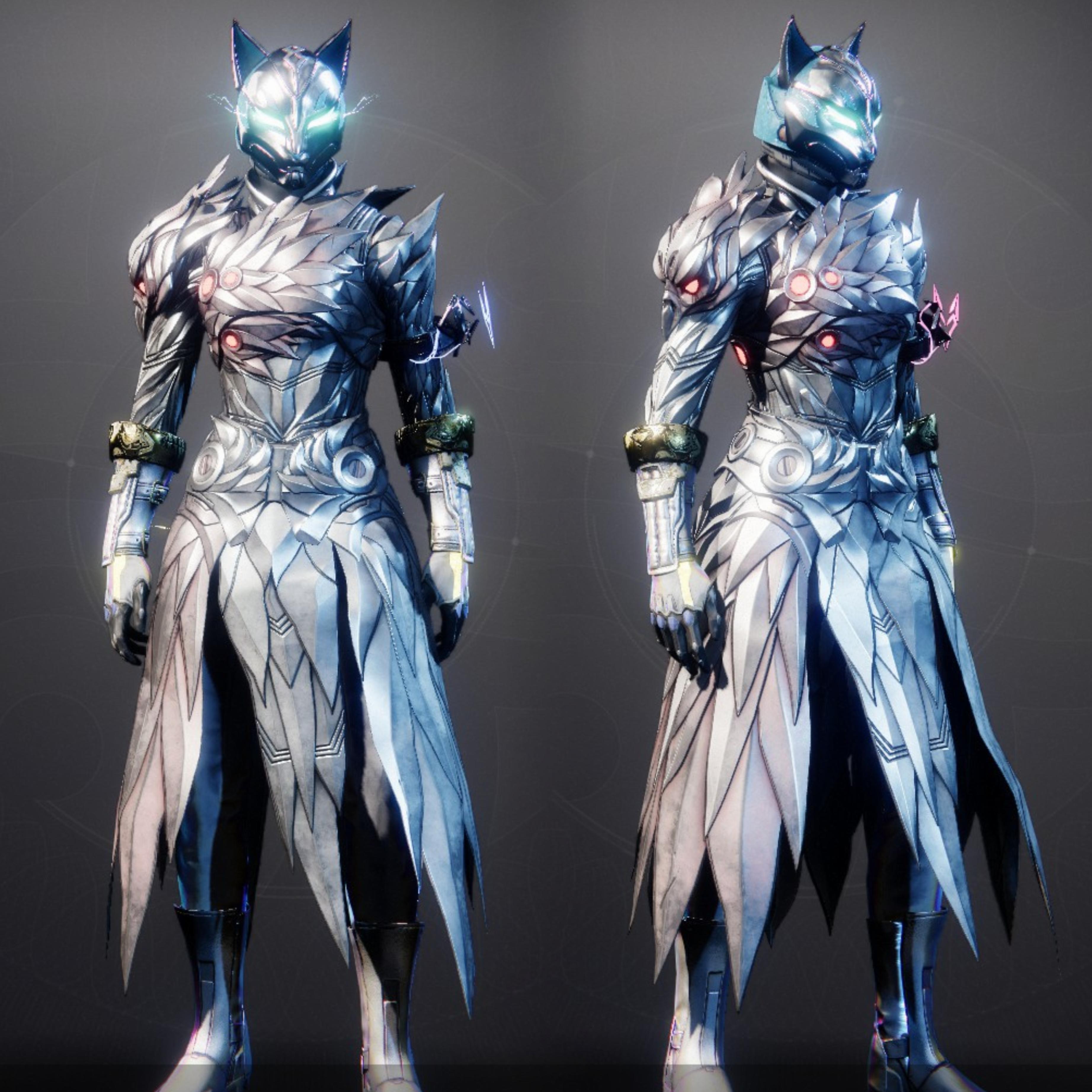 【命运2】分享一下我的年五常用金装幻化搭配！-第32张