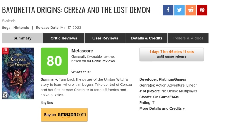 《獵天使魔女起源》現已公開媒體評分 將在17號發售-第2張
