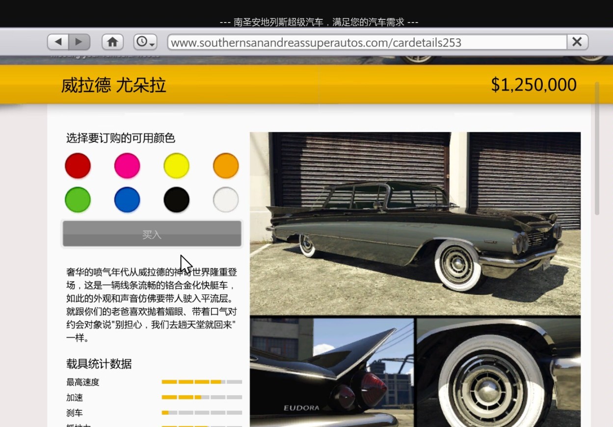 【GTA5新車測評】威拉德 尤朵拉（飛馳在公路的優雅大船）-第9張