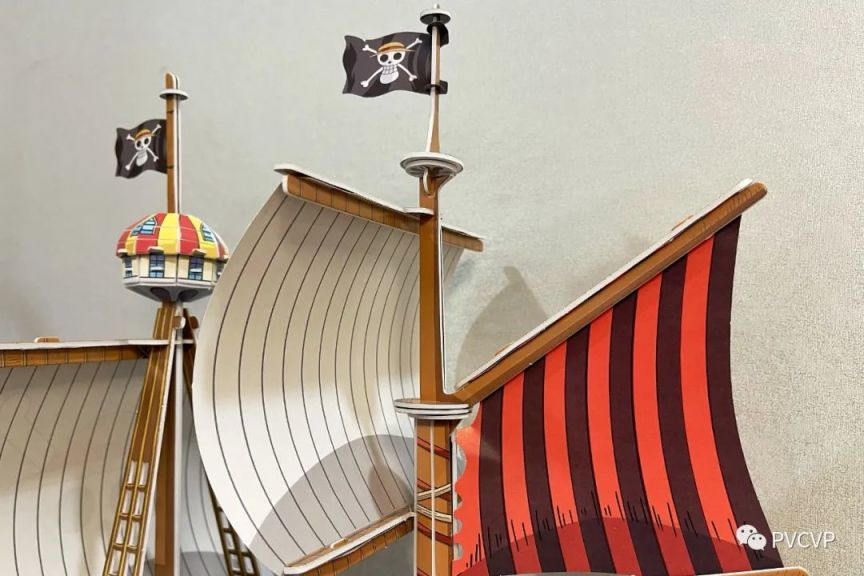 【周邊專區】我拼了《海賊王》紙質拼裝模型船，玩久了塑料覺得紙板還挺有意思-第40張